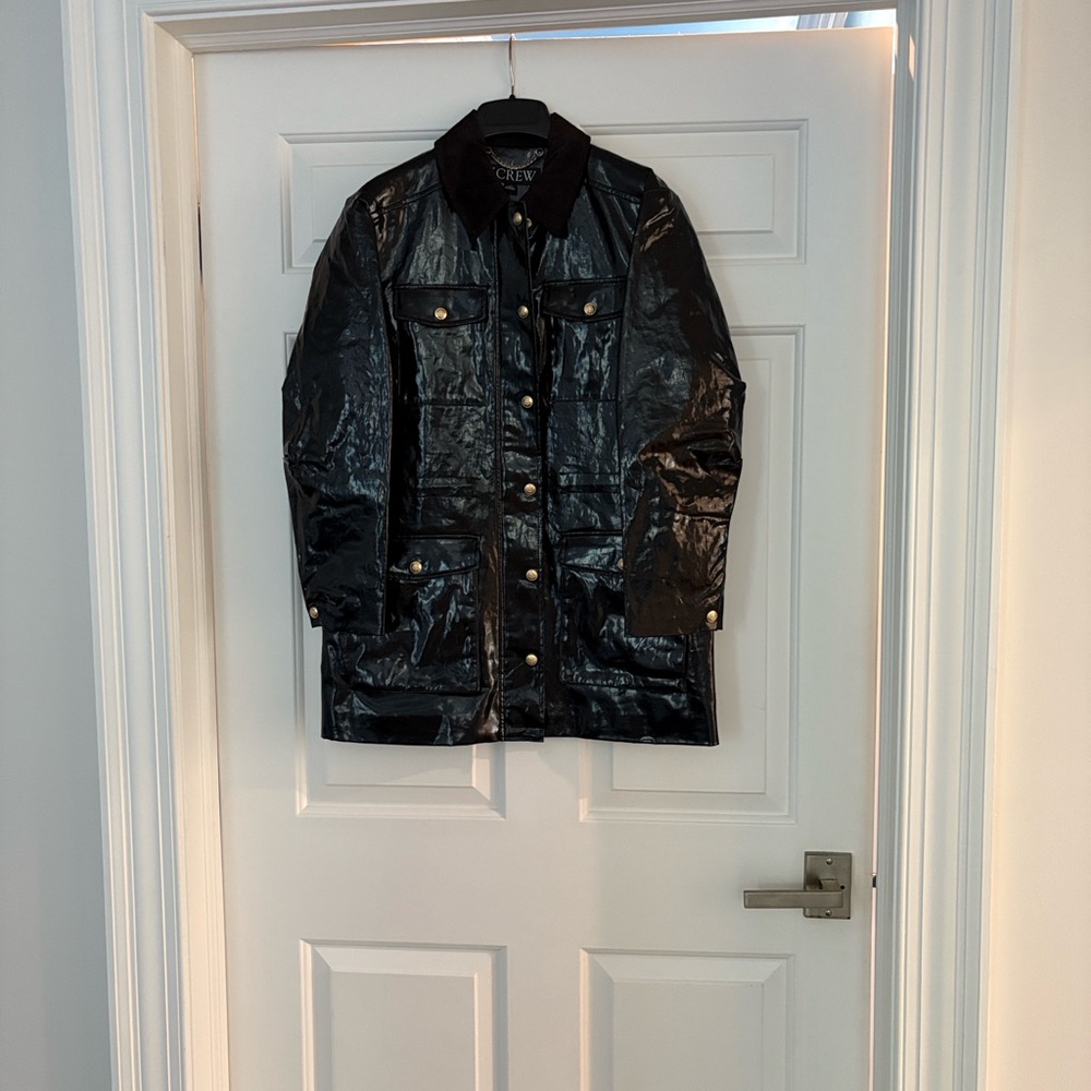 J. Crew Collection Black Barn Jacket Sz. XS NWT - Picture 5 of 10